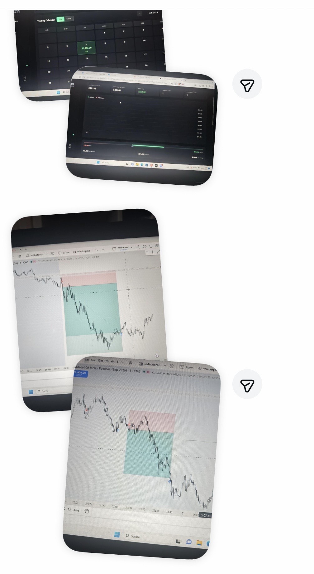 student trading result